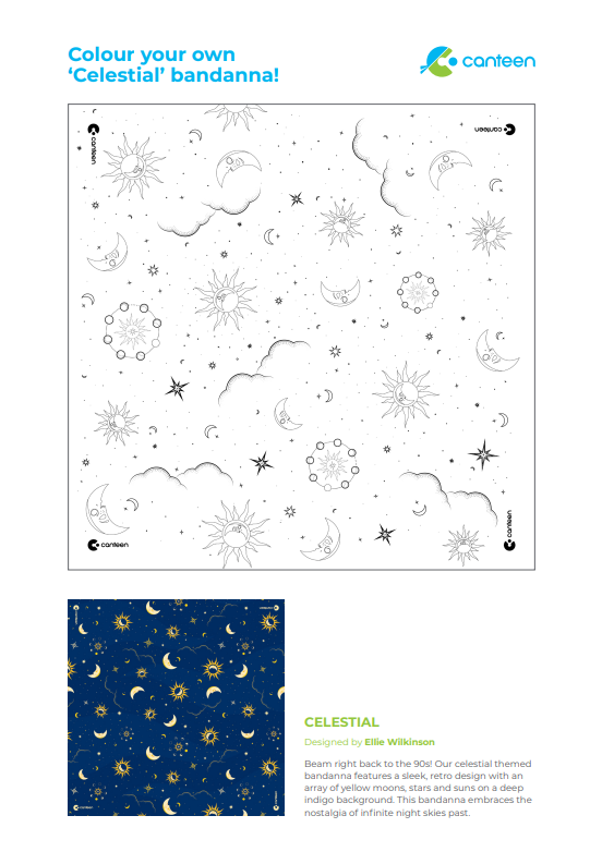 Colouring Sheet - Celestial