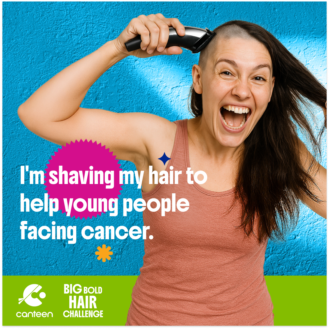 Social Tile - I'm Shaving My Hair