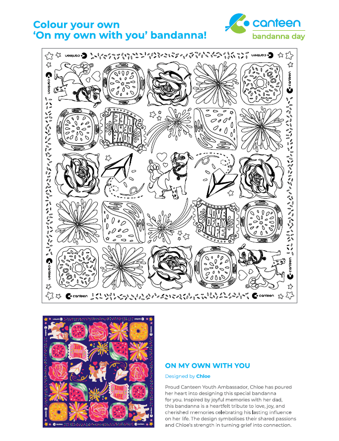 Colouring Sheet - On My Own With You