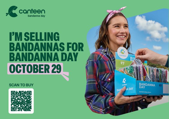 Bandanna Day 26 Buy a Bandanna QR Post Card