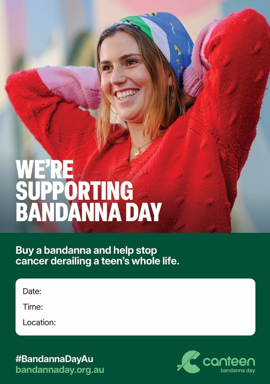 Bandanna Day 26 We Support Poster