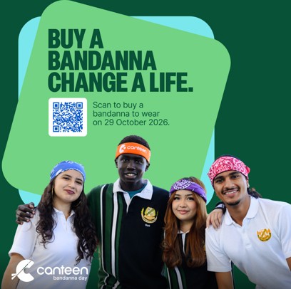 Bandanna Day 26 Change a life School QR Social Tile